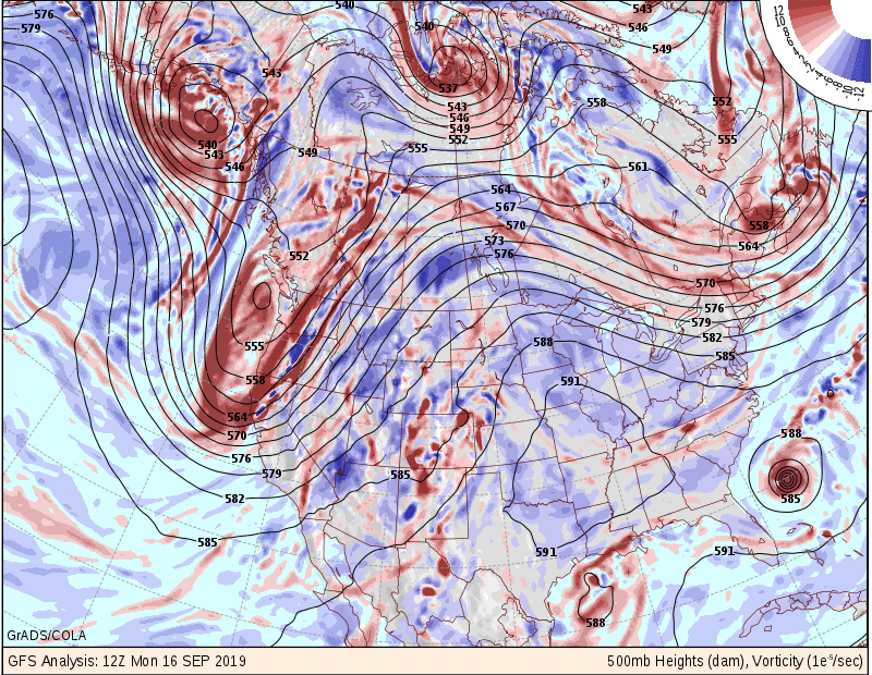 Upper-level map